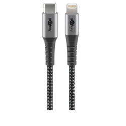 CABLE SINCRONIZACION+CARGA USB-C / LIGHTNING 1m