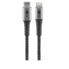 CABLE SINCRONIZACION+CARGA USB-C / LIGHTNING 1m