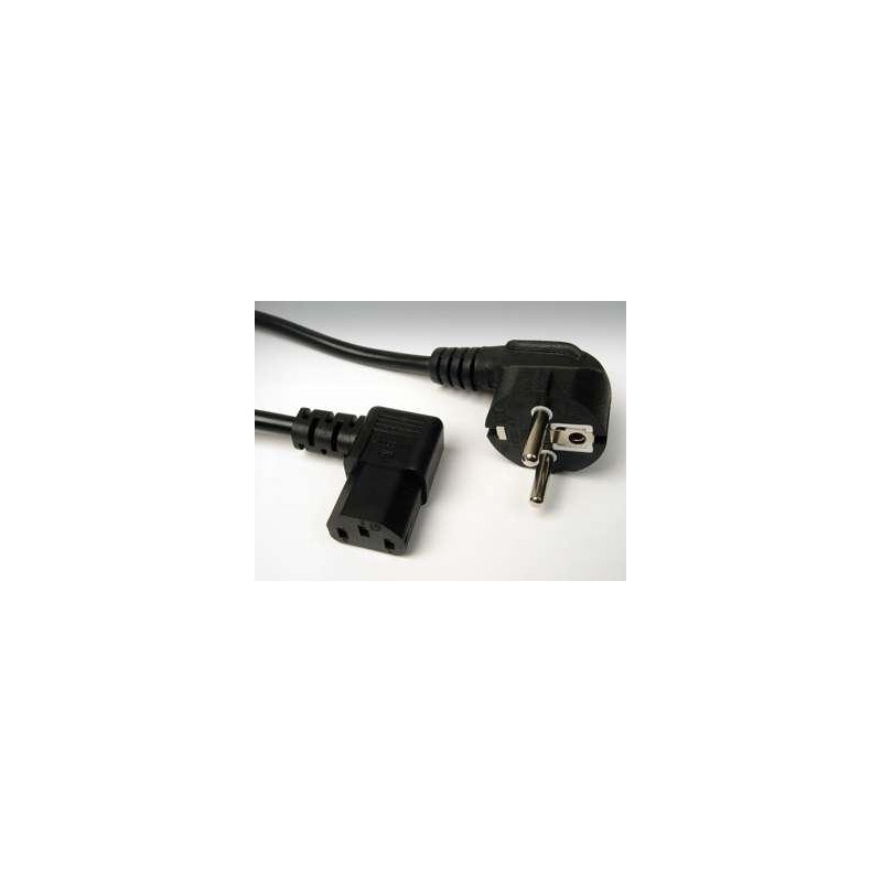 CABLE DE ALIMENTACION CPU-RED ACODADO 2 Mts.