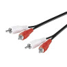 CABLE AUDIO 2 RCA  M - M 5Mts
