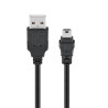CABLE USB 2.0 TIPO A(M)- USB B Mini 5 pines(M) 1.8
