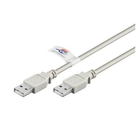 CABLE CONEXION USB 2.0 A-A  1.8 MTS