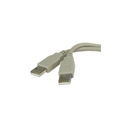 CABLE CONEXION USB 2.0 A-A 3Mts