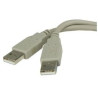 CABLE CONEXION USB 2.0 A-A 3Mts