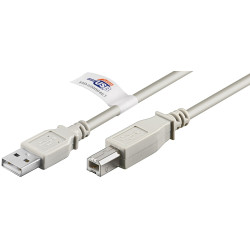 CABLE CONEXIÓN USB 2.0 A-B  3 MTS HI-SPEED