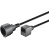 CABLE DE ALIMENTACION CPU C14 - SCHUKO H 15 CM