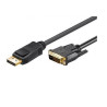 CABLE DISPLAYPORT (CPU) - DVI-D (MONITOR) 5Mts