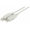 CABLE CONEXION USB 2.0 A-B  0.6 MTS
