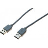 CABLE CONEXION USB 2.0 A-A  1 MTS