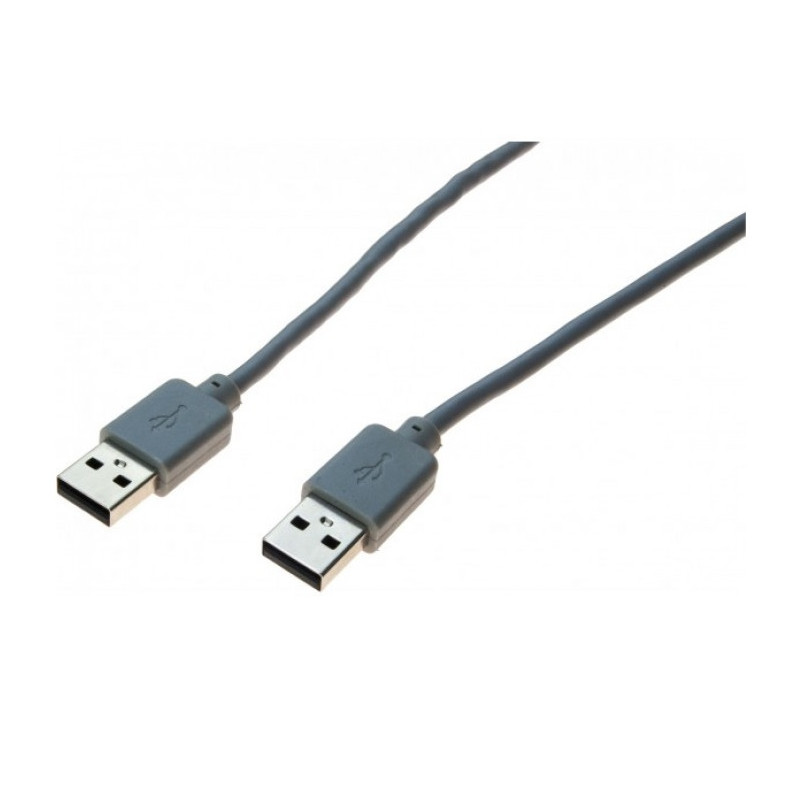 CABLE CONEXION USB 2.0 A-A  2MTS