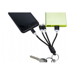 CABLE TRIPLE USB-A / LIGHTNING+USB-C+MICRO USB 0.1