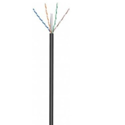 BOBINA  KIT 305Mts CABLE UTP CAT6 RIGIDO EXTERIOR