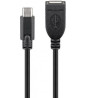 ADAPTADOR USB-C (M) -  USB 2.0 (H) 0.2M