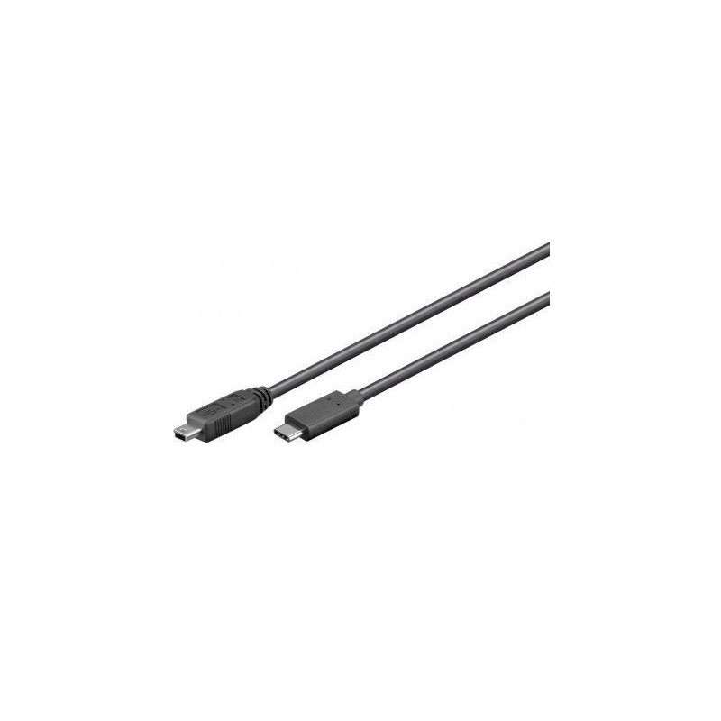 CABLE USB 2.0 USB-C (M) - USB Mini B 5PIN (M) 1.8m