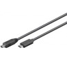 CABLE USB 2.0 USB-C (M) - USB Mini B 5PIN (M) 1.8m