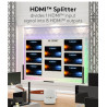 VIDEO SPLITTER HDMI 2.0 1PC - 8 MONIT. 4K@60Hz
