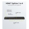 VIDEO SPLITTER HDMI 2.0 1PC - 8 MONIT. 4K@60Hz