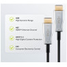 CABLE VIDEO HIBRIDO AOC HDMI 2.0 TIPO A 4K 100M