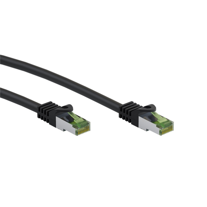 LATIGUILLO NEGRO  S/FTP CAT8.1 FLEX 20 Mts. LSZH