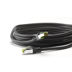 LATIGUILLO NEGRO  S/FTP CAT8.1 FLEX 20 Mts. LSZH