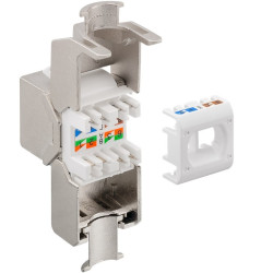 CONECTOR STP RJ45 HEMBRA PANEL CAT-8.1