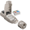CONECTOR FTP RJ45 MACHO PANEL CAT-8.1 TOOL-LESS
