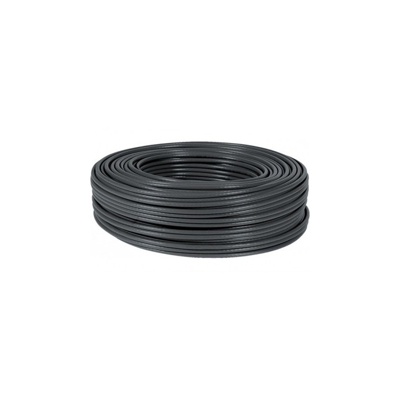 BOBINA 100Mts CABLE S/FTP FLEXIBLE CAT-6 NEGRO