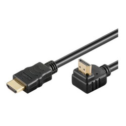 CABLE HDMI 4K 60Hz ACODADO 90º 0.5MTS