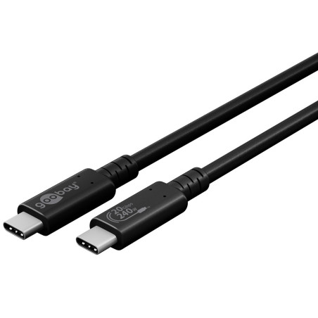 CABLE USB 4 Gen2X2 USB-C (M)-(M) 240W 20Gbps 2m