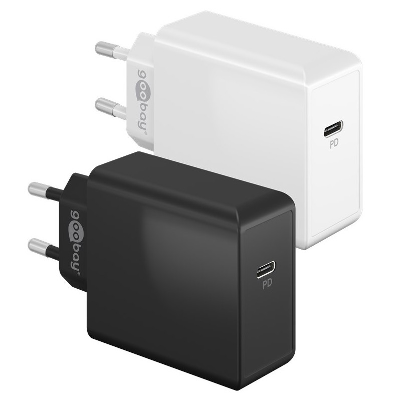 ALIMENTADOR USB-C 65W DP 240V 3A NEGRO