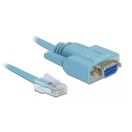 CABLE CONEXION CONSOLA CISCO DB9 HEMBRA - RJ45 1m