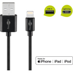 CABLE SINCRONIZACION + CARGA LIGHTNING USB MFI 1M