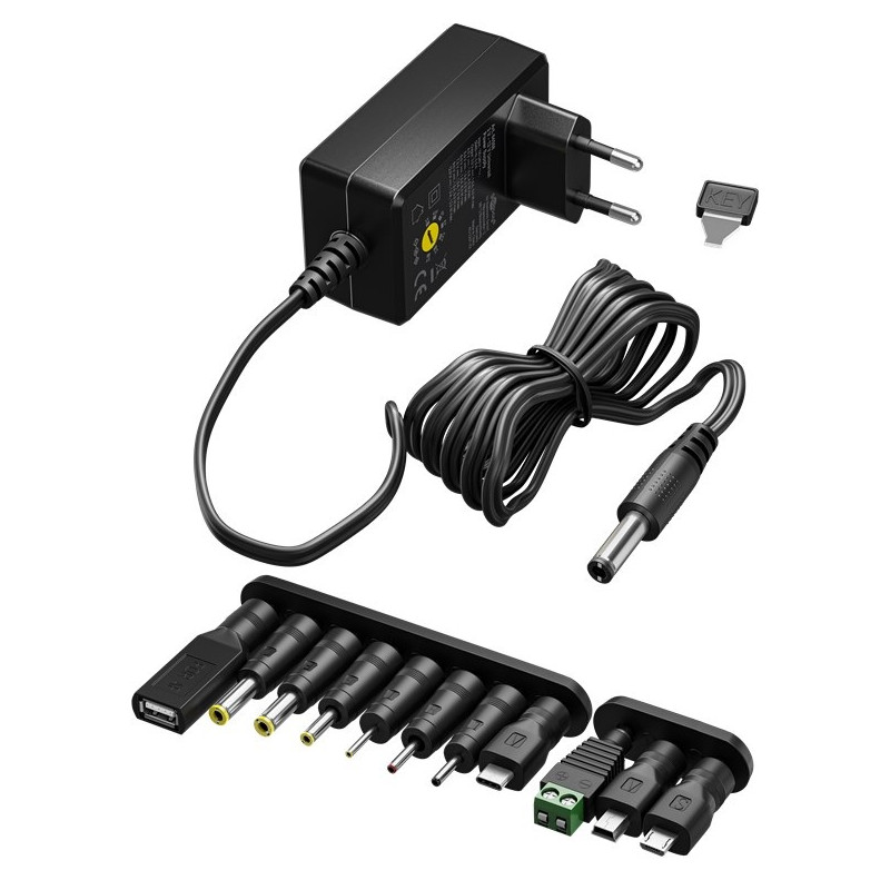 ALIMENTADOR UNIVERSAL 11 CONECT MANUAL 3V-12V 12W