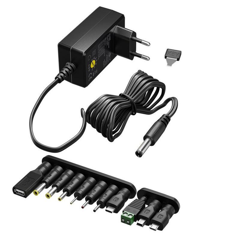 ALIMENTADOR UNIVERSAL 11 CONECT MANUAL 3V-12V 27W