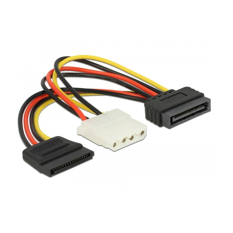 CABLE ALIMENTACION HD 1 SATA M - MOLEX H +SATA H
