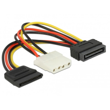CABLE ALIMENTACION HD 1 SATA M - MOLEX H +SATA H
