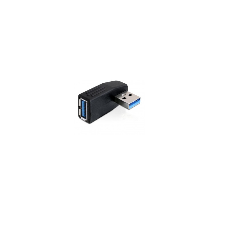 ADAPTADOR USB 3.0 TIPO A(M)- A(H) ACODADO90º HORIZ