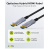 CABLE VIDEO HIBRIDO AOC HDMI 2.1 TIPO A 8K 10M