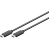 CABLE USB 3.2 Gen1 USB-C (M)-(M) 60W 5Gbps 2m