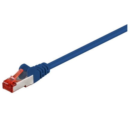 LATIGUILLO AZUL S/FTP CAT6 FLEXIBLE LSZH 1M