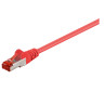 LATIGUILLO ROJO S/FTP CAT6 FLEXIBLE LSZH 1M