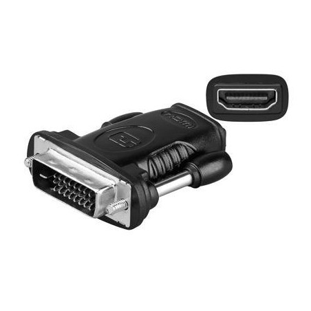 ADAPTADOR DVI-D 24 + 1 MACHO - HDMI TIPO A HEMBRA