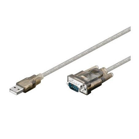 CONVERSOR USB 2.0 A SERIE 9 PINES CON CABLE 1.5Mts