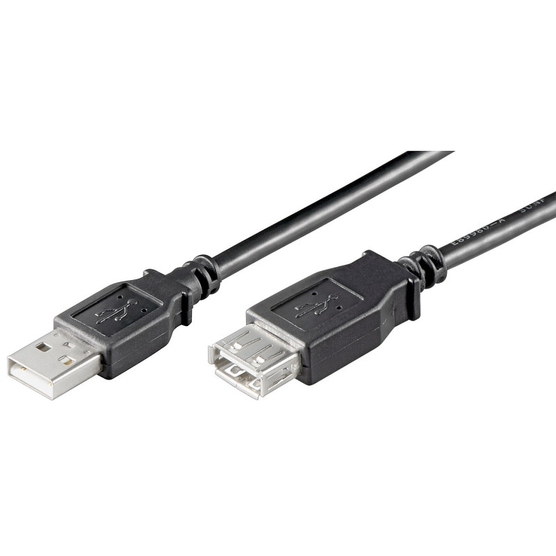 CABLE EXTENSION USB 2.0 A(M)-A(H) 3 MTS