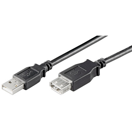 CABLE EXTENSION USB 2.0 A(M)-A(H) 3 MTS