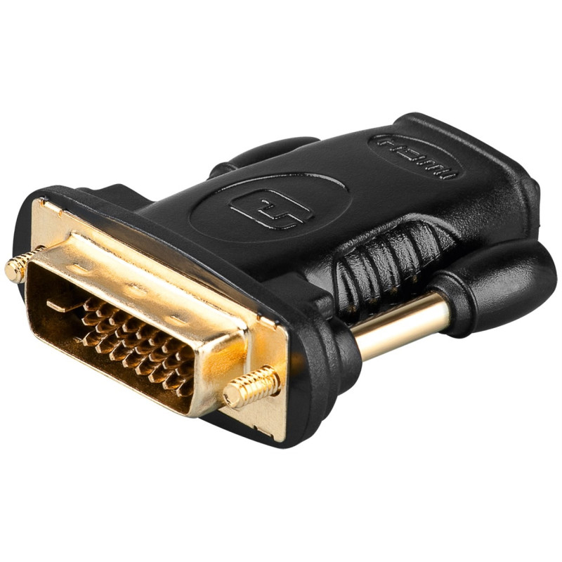 ADAPTADOR DVI-D 24 + 1 MACHO - HDMI TIPO A HEMBRA