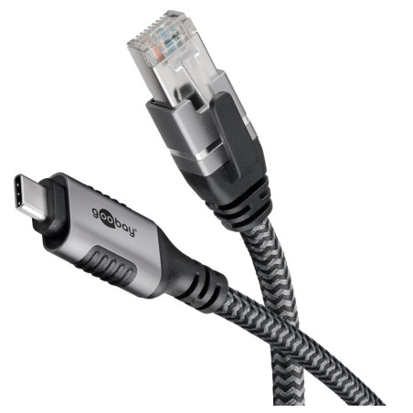 CABLE VIDEO USB-C 3.1(M) - RJ45 (M) CAT 6 2m