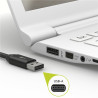 CABLE USB 2.0 TIPO A(M)-MICRO USB TIPO B (M) 1Mtr