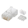CONECTOR UTP CAT6A RJ45 MACHO CRIMPAR