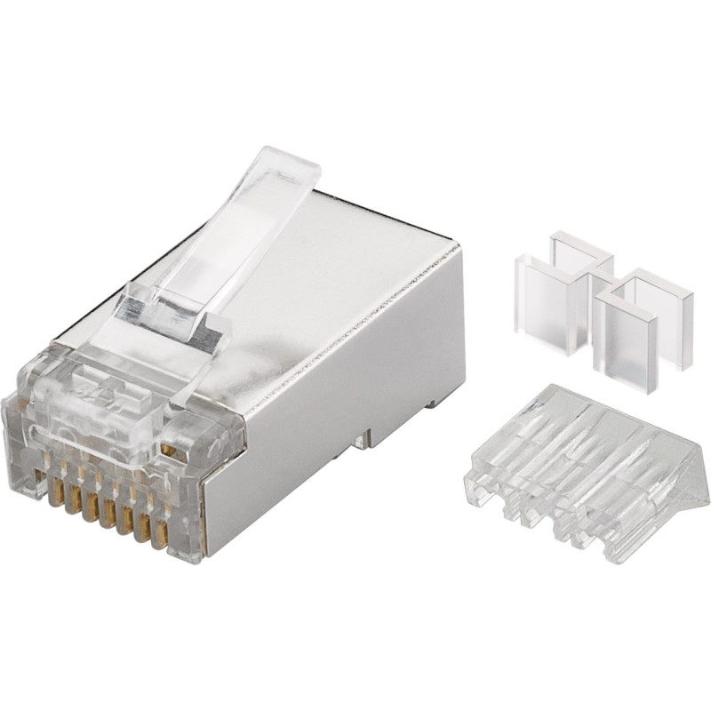 CONECTOR FTP RJ45 MACHO CAT 6A 10/U